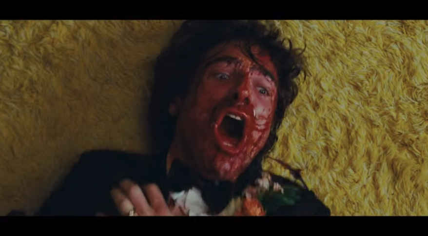 Bloody scream fragment.