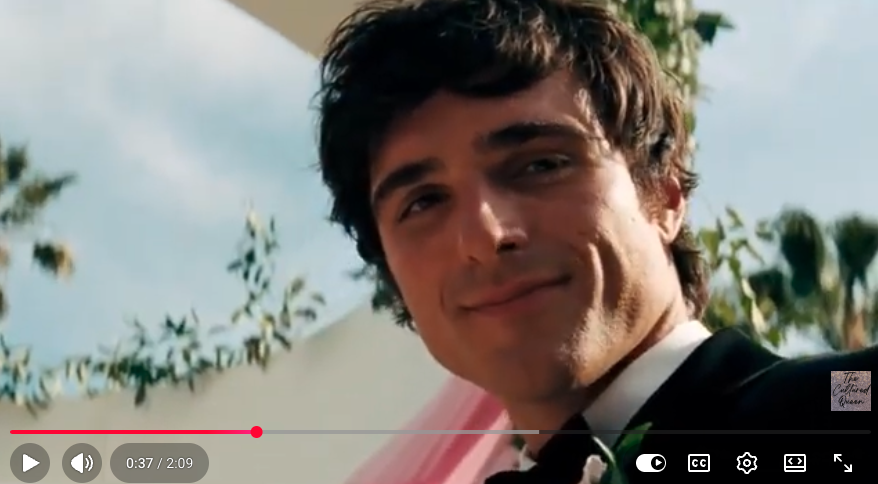 Wedding smile fragment.